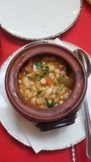 Monastery style beans at Chuchurite in Varna