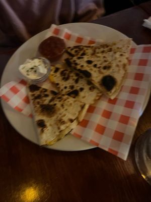 Vegan quesadilla   at Sally O'Brien's Irish Pub in Prague