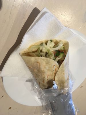 Falafel Dürum at Tat Gemüse Döner & Pizza in Dusseldorf