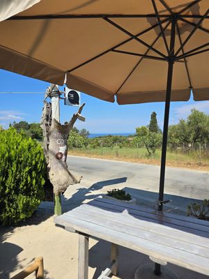 Views to the beach. at Tranakas Bakery - Τράνακας Φούρνος in Zakinthos