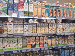 Latte vegetale at AB Supermarket  in Kefalonia