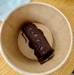 Vegan fudge at Planty in Belgrade