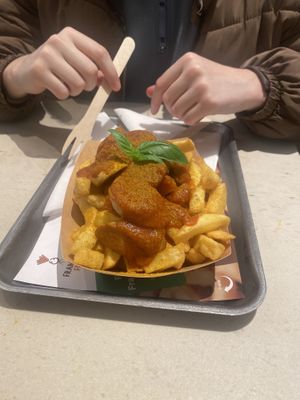 Currywurst  at Framburi Fries in Vienna