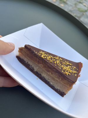 Snickers cakee  at Fanani's Vegan Sweet Shop - Веган Сладкарница in Burgas