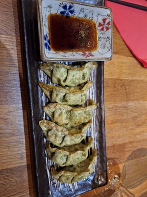Vegan gyoza at Musashi - Parnell St in Dublin