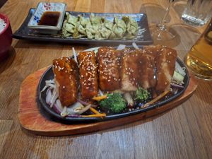 Tofu steak at Musashi - Parnell St in Dublin