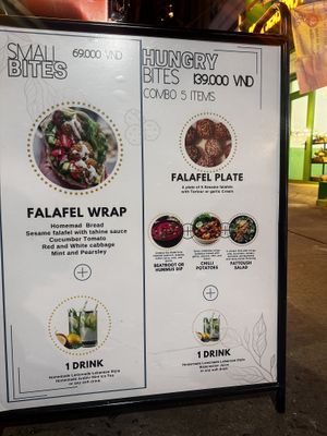 Combo con bebida  at Saj House in Nha Trang