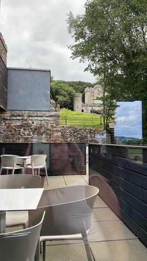 View of the castle   at Calliagh Berra - Killeavy Castle  in Newry