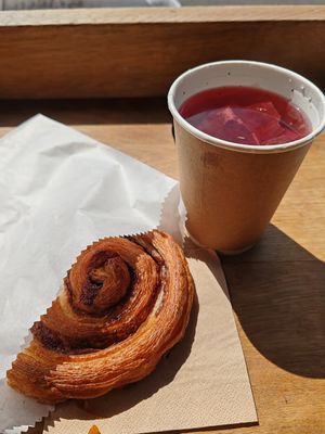 Vegan pastries at Piccolo  in Leighton Buzzard