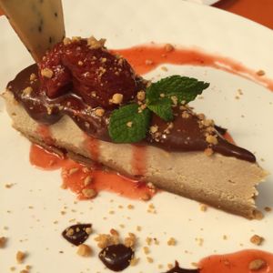 Vegan Cheesecake at Caballete & Berenjena in Magdalena