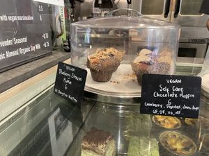Vegan muffins   at Sweet Diplomacy in Los Altos