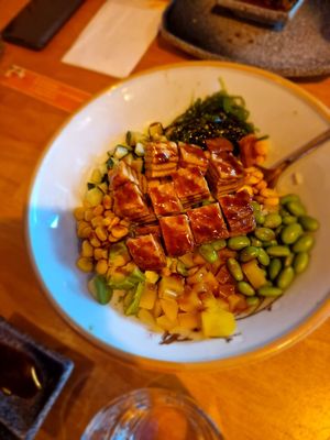 Veggie Pokebowl (a must try!) at MINARI in Maastricht