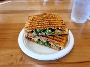 Secret Garden Sandwich at First Chapter Coffee House in Gold Beach