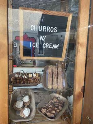 Sample display Aug 2024  at Churros and Mor in Victoria