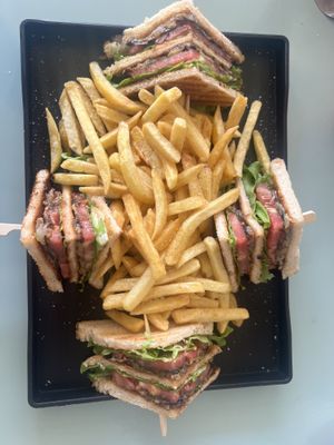 Vegan Club Sandwich   at ANEMONE in Himare