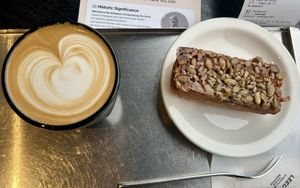 Coffee and pastry  at Leedorim in Seoul