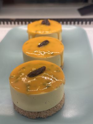 Vegan cheesecake — amazing💚  at Picnic in Antibes