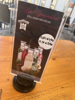 Limonaden   at Stadtcafe in Gross-enzersdorf