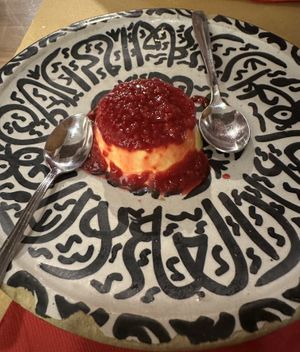 Vegan panna cotta!   at Orient Experience in Venice