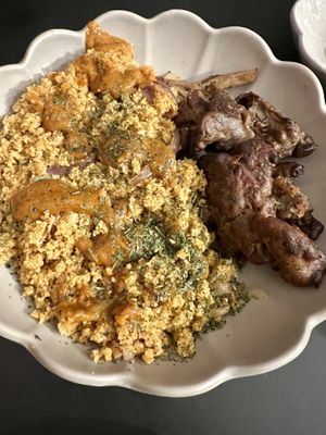 Strips & fonio  #Veganuary at Yamm Tree in Liverpool