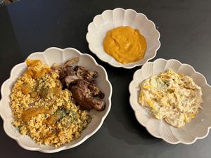 Strips, fonio & free taster of the slaw  #Veganuary at Yamm Tree in Liverpool