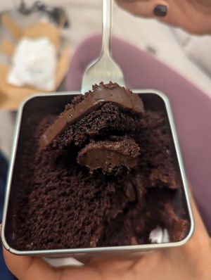 Blackout cake at OMA Bakery in Dubai