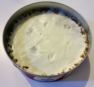 Full-sized carrot cakee  at OMA Bakery in Dubai