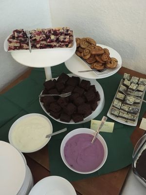 sweets at Playing With Eels in Berlin