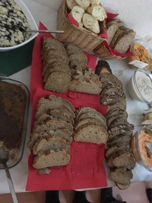 fresh bread at Playing With Eels in Berlin