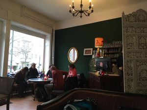 bar area at Playing With Eels in Berlin