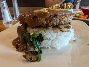 Beyond loco moco at 9th Island in Haleiwa