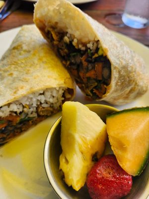 Sweet Potato Wrap at 9th Island in Haleiwa