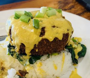 Krabby cake  at 9th Island in Haleiwa