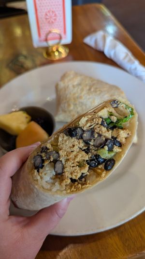 Tofu wrap at 9th Island in Haleiwa