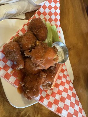 Cauliflower wings  at 9th Island in Haleiwa