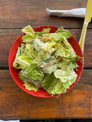 Ceasar salad at 9th Island in Haleiwa