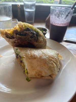 Huge breakfast burrito. at 9th Island in Haleiwa