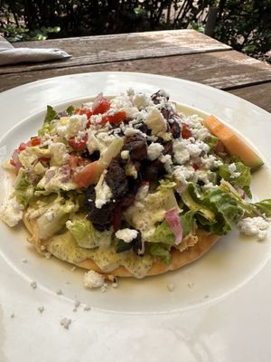 Lion’s mane gyro   at 9th Island in Haleiwa
