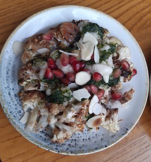 Cauliflower steak at Silk Road in Heswall