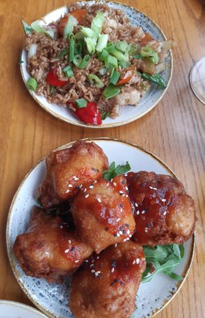 Cauliflower popcorn at Silk Road in Heswall