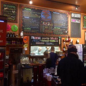 order at the counter  at Fire on the Mountain in Portland