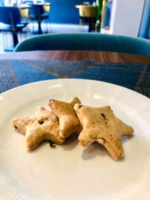 Oat and fruit biscuits  at CC Palace Hotel Roma in Rome