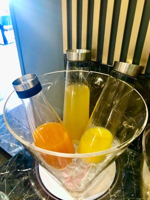 Fresh juices  at CC Palace Hotel Roma in Rome