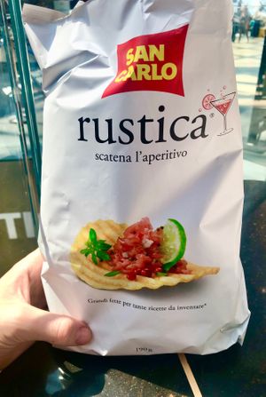 Crisps at FCO - Caffè Kimbo - T3 in Fiumicino