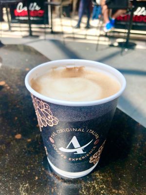 Aplroccino  at FCO - Caffè Kimbo - T3 in Fiumicino