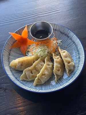Potstickers  at Asiatique Eatery in Ventura