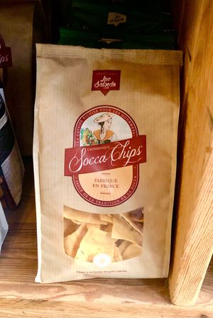 Socca chips at La Cave Libération - Cave à bières et vins in Nice