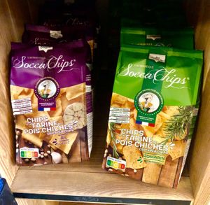Socca chips at La Cave Libération - Cave à bières et vins in Nice