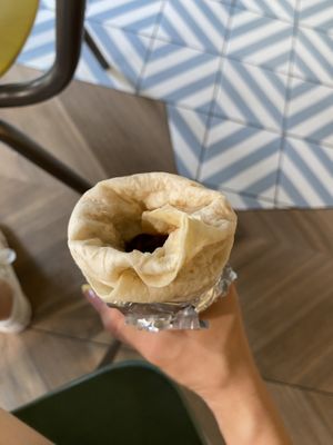 Vegan burrito   at Fresh Burritos in Toulouse