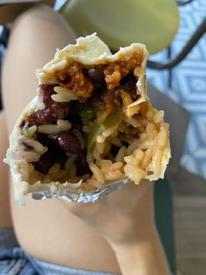 Vegan burrito   at Fresh Burritos in Toulouse